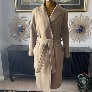 Wool Wrap Trench Coat NEW
